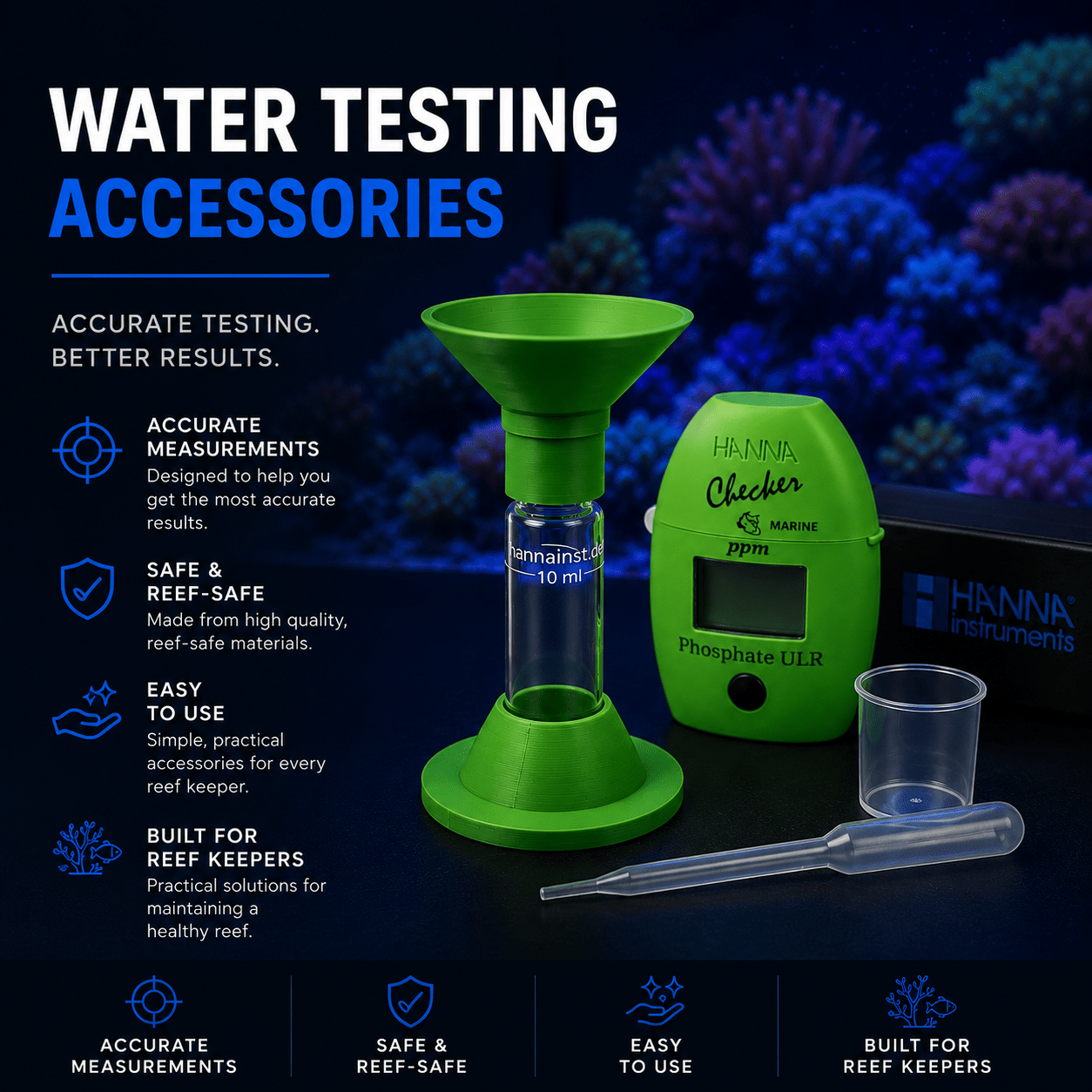 Water testing accessories - Vision3D