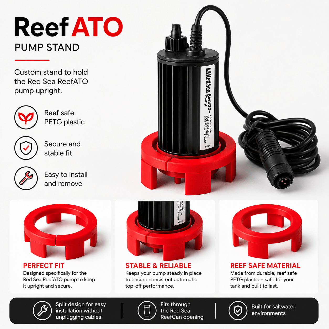 ReefATO Pump Stand - ReefForge