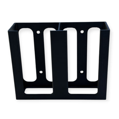 Wall Mount for Red Sea ReefLED 90 Power Supply Single or Double Holder | Black 3D Printed Mount - Vision3D