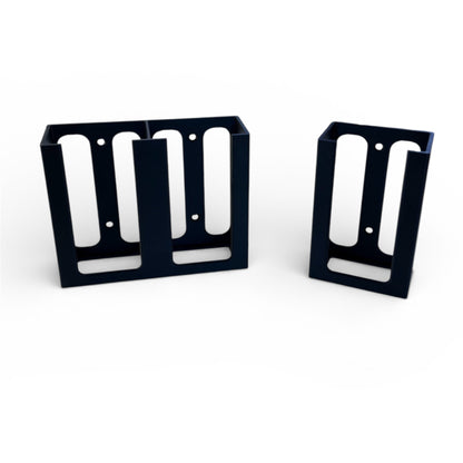 Wall Mount for Red Sea ReefLED 90 Power Supply Single or Double Holder | Black 3D Printed Mount - Vision3D